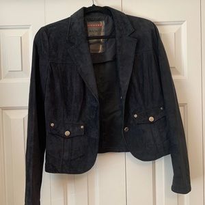Vintage Suede Prada Blazer